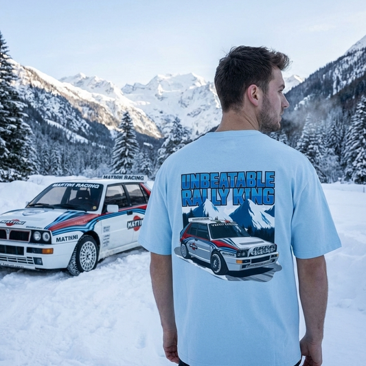 "Unbeatable Rally King" Oversized Shirt