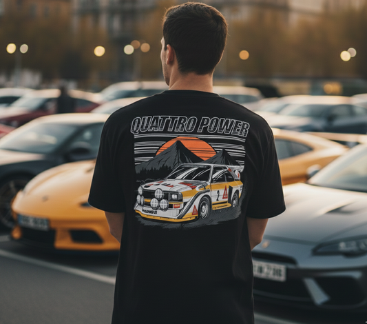 Quattro Power Oversized Shirt Unisex Backprint